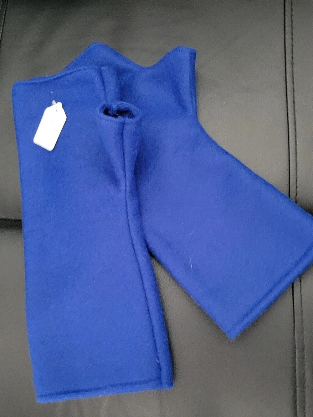 Royal Blue Fingerless Gloves Hand Warmers, NWT